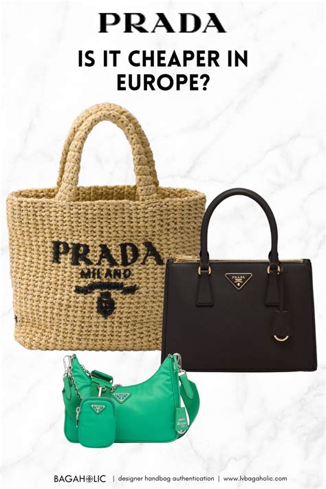 is prada cheaper in usa